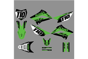 Sticker set compatible with per KAWASAKI KLX 110 2010 - 2020 - MXPKAD18755