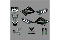 Sticker set compatible with per KAWASAKI KLX 110 2010 - 2020 - MXPKAD18754