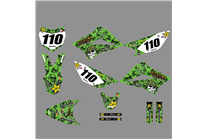 Sticker set compatible with per KAWASAKI KLX 110 2010 - 2020 - MXPKAD18753
