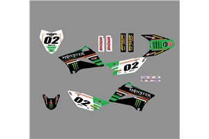 Sticker set compatible with per KAWASAKI KLX 110 2010 - 2020 - MXPKAD18752