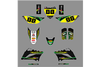 Sticker set compatible with per KAWASAKI KLX 110 2010 - 2020 - MXPKAD18751