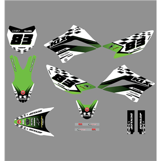 Sticker set compatible with per KAWASAKI KLX 110 2010 - 2020 - MXPKAD18747