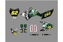 Sticker set compatible with per KAWASAKI KLX 110 2010 - 2020 - MXPKAD18746