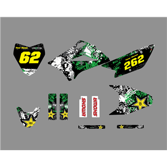 Sticker set compatible with per KAWASAKI KLX 110 2010 - 2020 - MXPKAD18746