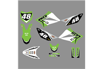 Sticker set compatible with per KAWASAKI KLX 110 2010 - 2020 - MXPKAD18744