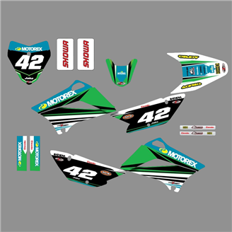 Sticker set compatible with per KAWASAKI KLX 110 2010 - 2020 - MXPKAD18743