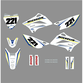 Kit de pegatinas compatible con per KAWASAKI KLX 110 2010 - 2020 - MXPKAD18742