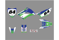 Sticker set compatible with per KAWASAKI KLX 110 2010 - 2020 - MXPKAD18741