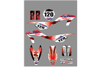 Sticker set compatible with per HUSQVARNA CR 65 2012 - 2015 - MXPKAD187560