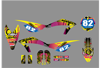 Sticker set compatible with per HUSQVARNA CR 65 2012 - 2015 - MXPKAD18759