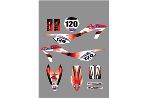 Sticker set compatible with per HUSQVARNA CR 65 2012 - 2015 - MXPKAD18758