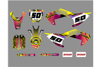 Kit Autocollants compatible avec per HUSQVARNA TC 50 2017 - 2021 - MXPKAD17005