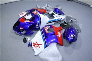 Lackierte Straße Verkleidung auf ABS kompatibel mit Suzuki Gsxr 1300 Hayabusa 1997 2007 - MXPCAV6743