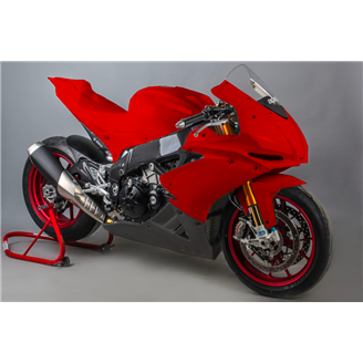 Carenado Racing Pintado Aprilia RSV4 2015 - 2020 + peganitas gratuito Black Red - MXPCRV5947