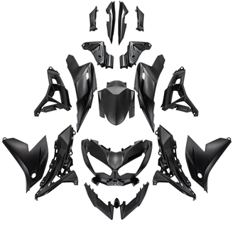 Carene stradali in abs verniciate compatibili con Kawasaki KLE650 Versys&nbsp;2022-2025 - MXPCAV18334