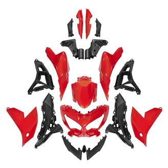 Painted street fairings in abs compatible with Kawasaki KLE650 Versys&nbsp;2022-2025 - MXPCAV18335