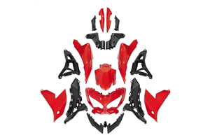 Painted street fairings in abs compatible with Kawasaki KLE650 Versys&nbsp;2022-2025 - MXPCAV18335