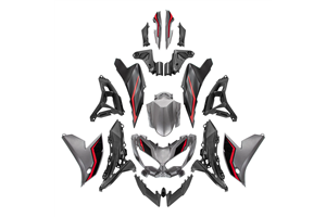 Carenados en abs pintados para la calle compatible con Kawasaki KLE650 Versys&nbsp;2022-2025 - MXPCAV18336