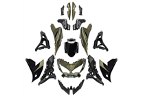 Carenados en abs pintados para la calle compatible con Kawasaki KLE650 Versys&nbsp;2022-2025 - MXPCAV18337