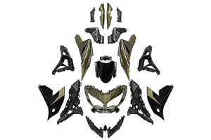 Painted street fairings in abs compatible with Kawasaki KLE650 Versys&nbsp;2022-2025 - MXPCAV18334