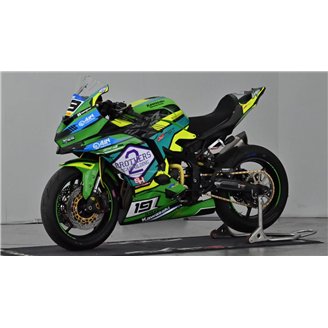 Lackierte Rennverkleidung Kawasaki Ninja ZX4-R 2024 - 2025 - MXPCRV18339