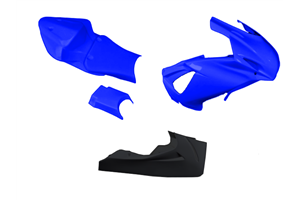 Lackierte Rennverkleidung Suzuki Gsxr 600/750 2011 -2026 mit 2 Farben + frei Grafiken - MXPCRV5720