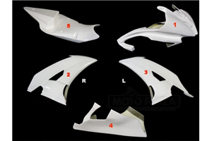 Painted Race Fairings Yamaha R6 2008 - 2016 in 2 Colours like the picture - MXPCRV5698