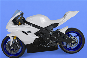 Lackierte Rennverkleidung Yamaha R6 2017 - 2026 mit 2 Farben - MXPCRV7013