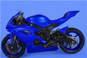 Lackierte Rennverkleidung Yamaha R6 2017 - 2026 mit 2 Farben - MXPCRV7012