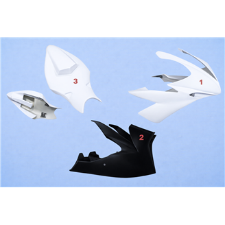 Painted Race Fairings Yamaha R1 2004 - 2006 in 2 Colours like the picture - MXPCRV5822