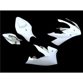 Lackierte Rennverkleidung Yamaha R1 2004 - 2006 mit 2 Farben - MXPCRV5823