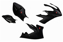 Painted Race Fairings Yamaha R1 2004 - 2006 - MXPCRV5825 