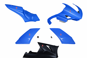 Carenado Racing Pintado Yamaha R1 2007 - 2008 - MXPCRV5826