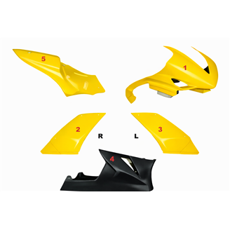 Carene Racing Verniciate Yamaha R1 2007 - 2008 - MXPCRV5685