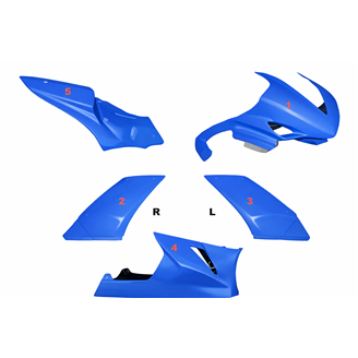 Carenado Racing Pintado Yamaha R1 2007 - 2008 - MXPCRV5681