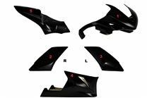 Lackierte Rennverkleidung Yamaha R1 2007 - 2008 - MXPCRV5409