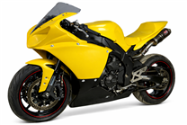 Painted Race Fairings Yamaha R1 2009 - 2014 in 2 Colours like the picture - MXPCRV5690