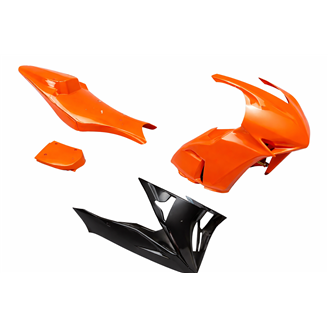 Lackierte Rennverkleidung Honda Cbr 1000 RR 2012 - 2016 mit 2 Farben + frei Grafiken - MXPCRV5769