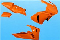 Carene Racing Verniciate Honda Cbr 1000 RR 2008 - 2011 - MXPCRV5762