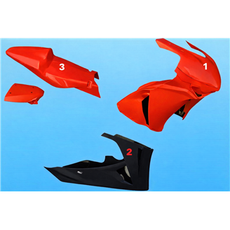 Carene Racing Verniciate Honda Cbr 1000 RR 2008 - 2011 - MXPCRV5763