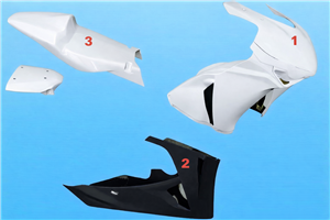 Painted Race Fairings Honda Cbr 1000 RR 2008 - 2011 in 2 Colours like the picture - MXPCRV5764