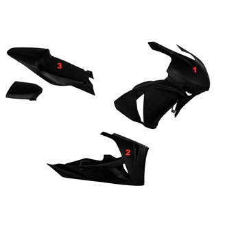 Carene Racing Verniciate Honda Cbr 1000 RR 2008 - 2011 - MXPCRV5765