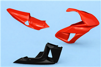 Lackierte Rennverkleidung Honda Cbr 1000 RR 2006 - 2007 mit 2 Farben - MXPCRV5755