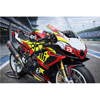 Lackierte Rennverkleidung Aprilia RSV4 2021 - 2024 - MXPCRV18992