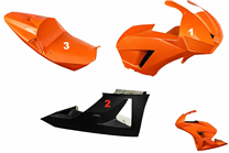 Carene Racing Verniciate Honda Cbr 600 RR 2013 - 2018 - MXPCRV5787