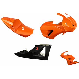 Carenage Racing Peint Honda Cbr 600 RR 2013 - 2018 - MXPCRV5787