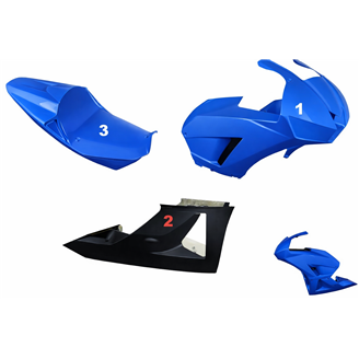 Carenage Racing Peint Honda Cbr 600 RR 2013 - 2018 - MXPCRV5786