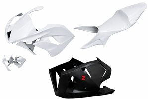 Carenage Racing Peint Honda Cbr 600 RR 2009 - 2012 - MXPCRV5783