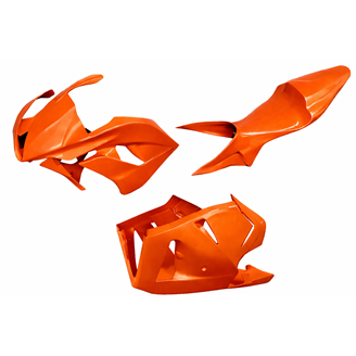 Painted Race Fairings Honda Cbr 600 RR 2009 - 2012 in 2 Colours like the picture - MXPCRV5784