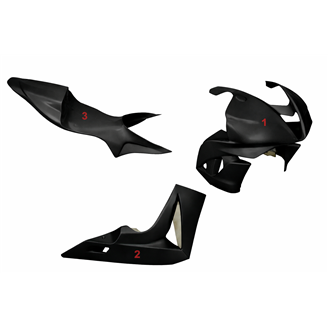 Lackierte Rennverkleidung Honda Cbr 600 RR 2007 - 2008 - MXPCRV5773